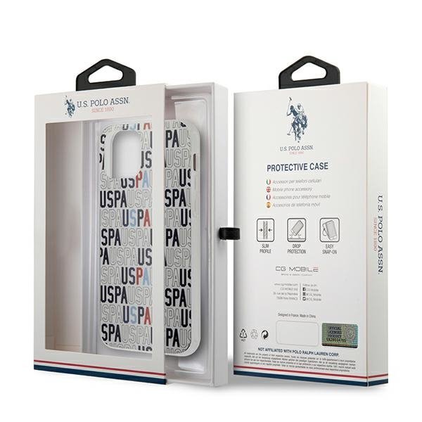 US Polo USHCP12SPCUSPA6 iPhone12 mini 5,4&quot; biały/white Logo Mania Collection