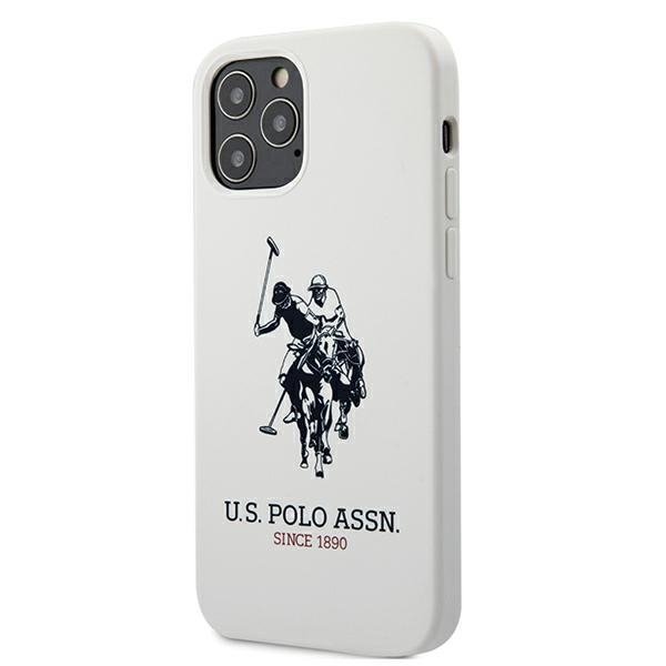 US Polo USHCP12LSLHRWH iPhone 12 Pro Max6,7&quot; biały/white Silicone Collection