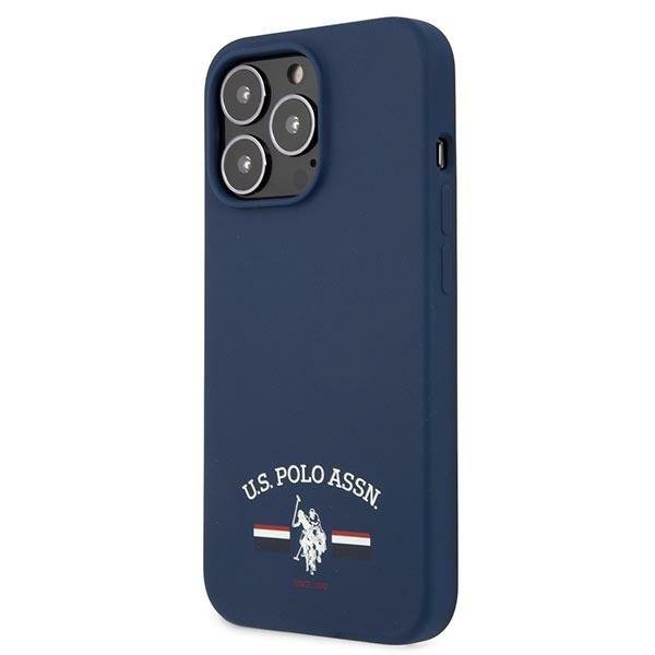 US Polo USHCP13XSFGV iPhone 13 Pro Max6,7&quot; granatowy/navy Silicone Collection