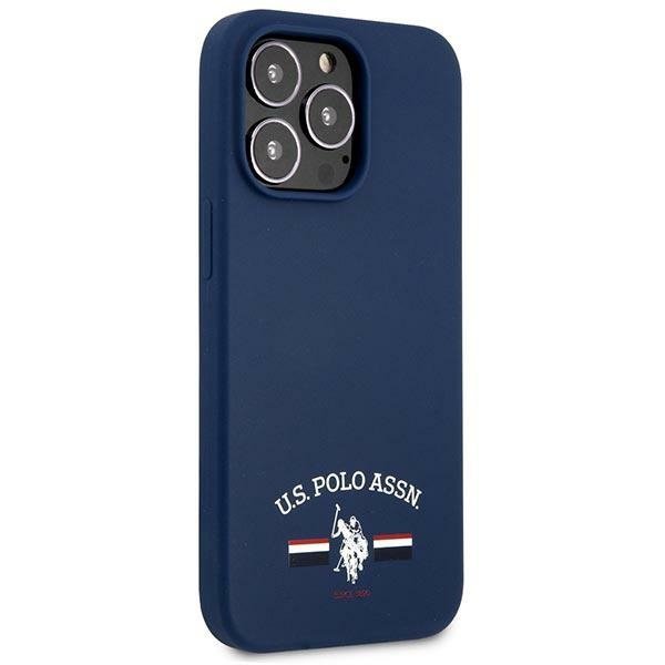 US Polo USHCP13XSFGV iPhone 13 Pro Max6,7&quot; granatowy/navy Silicone Collection