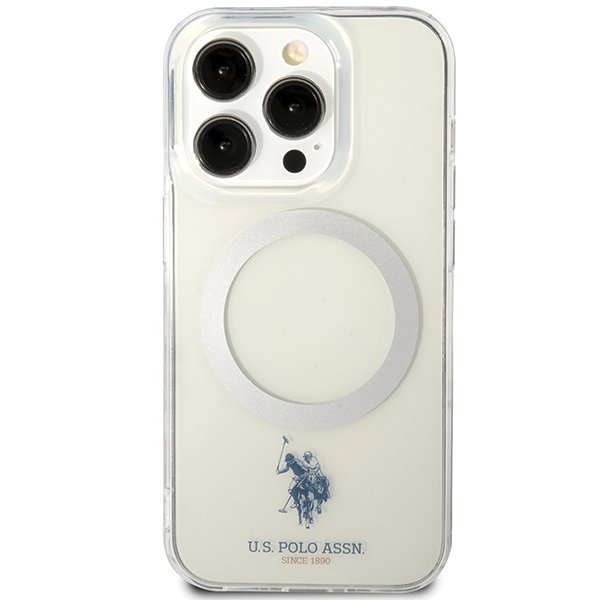 US Polo USHMP15XUCIT iPhone 15 Pro Max 6.7&quot; transparent MagSafe Collection