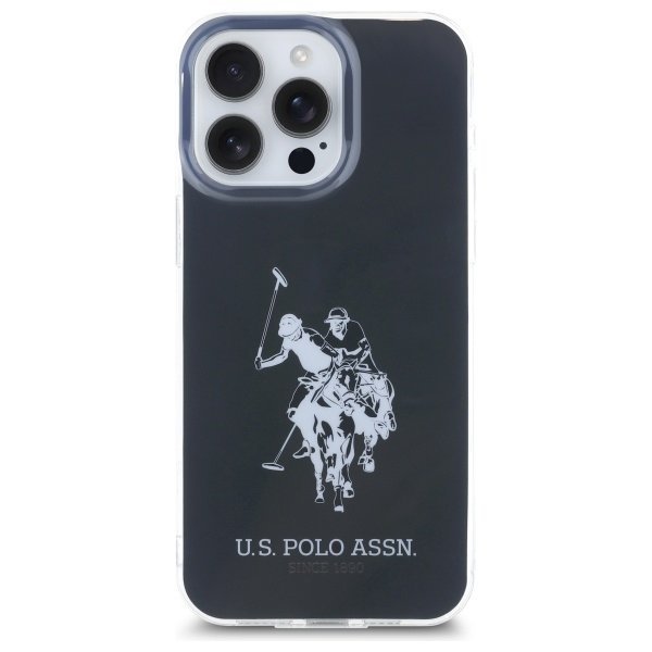 US Polo USHCP15XTPUHRBK iPhone 15 Pro    Max 6,7&quot; czarny/black Shiny Big Logo