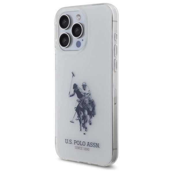 US Polo USHCP15XTPUHRBH iPhone 15 Pro    Max 6,7&quot; biały/white Shiny Big Logo