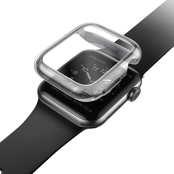 UNIQ etui Garde Apple Watch Series 4/5/6/SE/SE2 44mm. szary/smoked grey