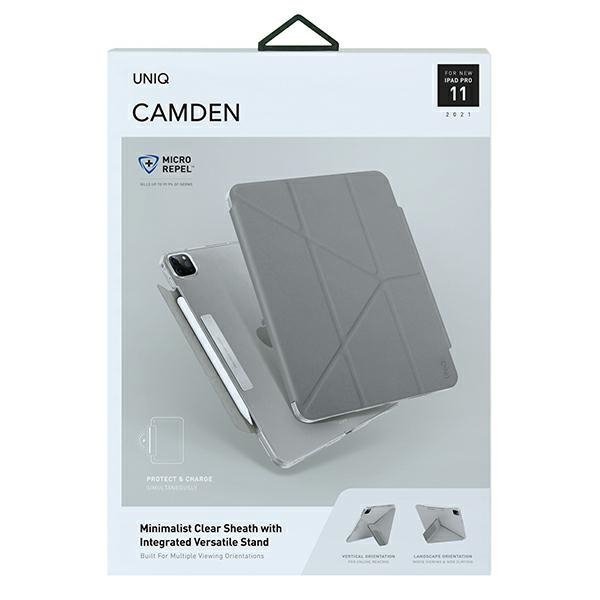 UNIQ etui Camden iPad Pro 11&quot; (2021) szary/fossil grey Antimicrobial