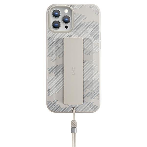 UNIQ etui Heldro iPhone 12 Pro Max 6,7&quot;beżowy moro/ivory camo Antimicrobial