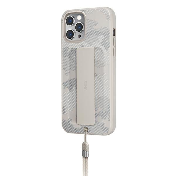 UNIQ etui Heldro iPhone 12 Pro Max 6,7&quot;beżowy moro/ivory camo Antimicrobial
