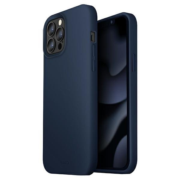 UNIQ etui Lino iPhone 13 Pro Max 6,7&quot;niebieski/marine blue