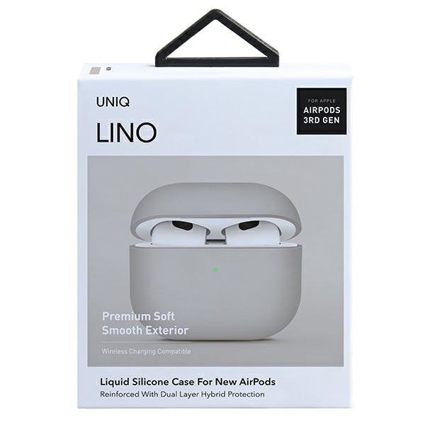 UNIQ etui Lino AirPods 3 gen. Silicone beżowy/beige