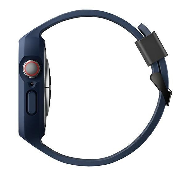 UNIQ pasek Monos 2in1 Apple Watch Strap+ Case Series 4/5/6/7/8/9/SE/SE2 44/45mm. niebieski/marine blue