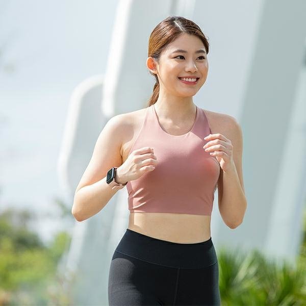 UNIQ pasek Linus Apple Watch Series1/2/3/4/5/6/7/8/9/SE/SE2 38/40/41mm. Airosoft Silicone różowy/blush pink