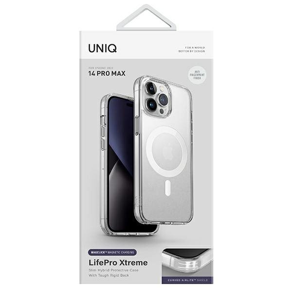 UNIQ etui LifePro Xtreme iPhone 14 ProMax 6,7&quot;Magclick Charging przeźroczysty/frost clear