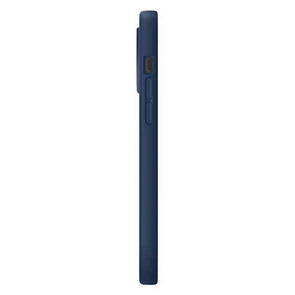 UNIQ etui Lino iPhone 14 / 15 / 13 6,1&quot;niebieski/marine blue