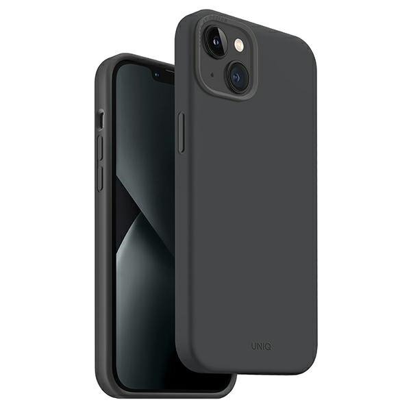 UNIQ etui Lino Hue iPhone 14 / 15 / 136,1&quot; Magclick Charging szary/charcoal grey