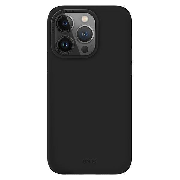 UNIQ etui Lino iPhone 14 Pro Max 6,7&quot;czarny/midnidght black