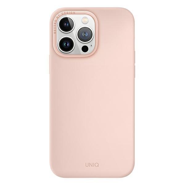 UNIQ etui Lino iPhone 14 Pro Max 6,7&quot;różowy/pink blush