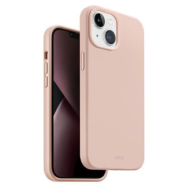 UNIQ etui Lino Hue iPhone 14 / 15 / 136,1&quot; Magclick Charging różowy/blush pink