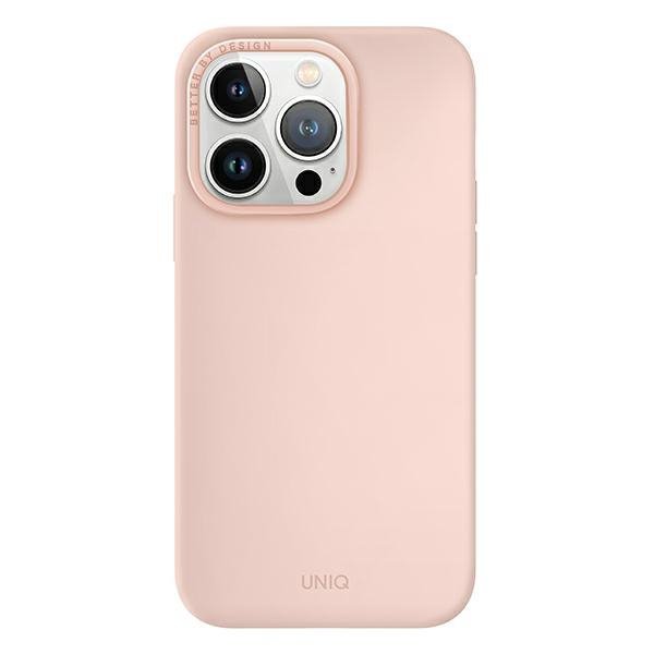 UNIQ etui Lino Hue iPhone 14 Pro Max6,7&quot; Magclick Charging różowy/blush pink