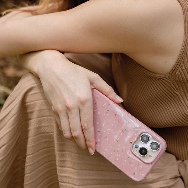 UNIQ etui Coehl Terrazzo iPhone 14 Pro6,1&quot; piaskowy/sandstone