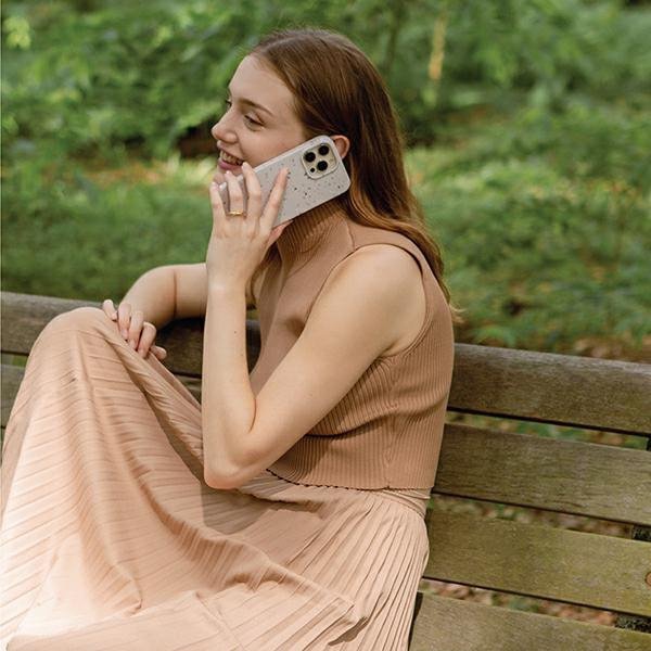UNIQ etui Coehl Terrazzo iPhone 14 Pro6,1&quot; różowy/coral pink