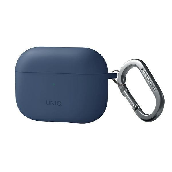 UNIQ etui Nexo AirPods Pro 2 gen + EarHooks Silicone (2022/2023) niebieski/caspian blue