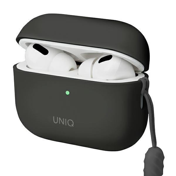 UNIQ etui Lino AirPods Pro 2 genSilicone (2022/2023) szary/ash grey