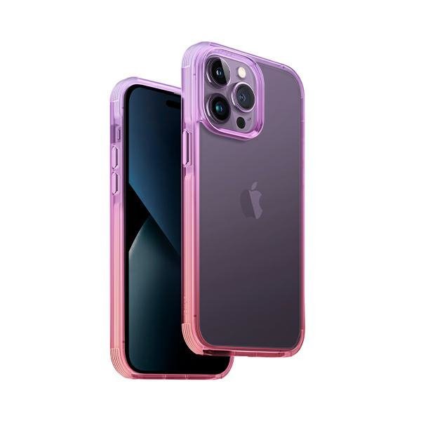 UNIQ etui Combat Duo iPhone 14 Pro 6,1&quot; liliowo-różowy/lilac lavender-pink