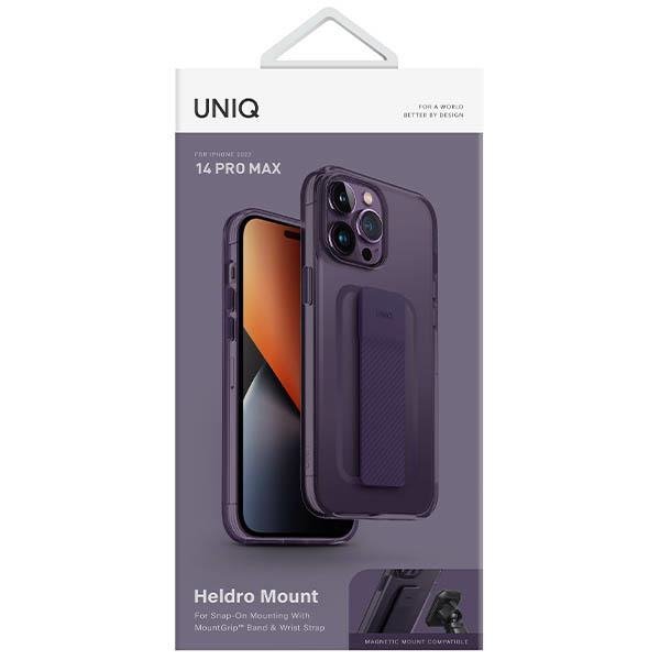 UNIQ etui Heldro Mount iPhone 14 Pro Max6,7&quot; fioletowy/fig purple