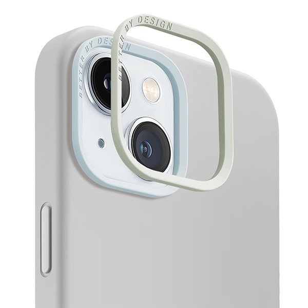UNIQ etui Lino Hue iPhone 15 / 14 / 136.1&quot; Magclick Charging jasnoszary/chalk grey