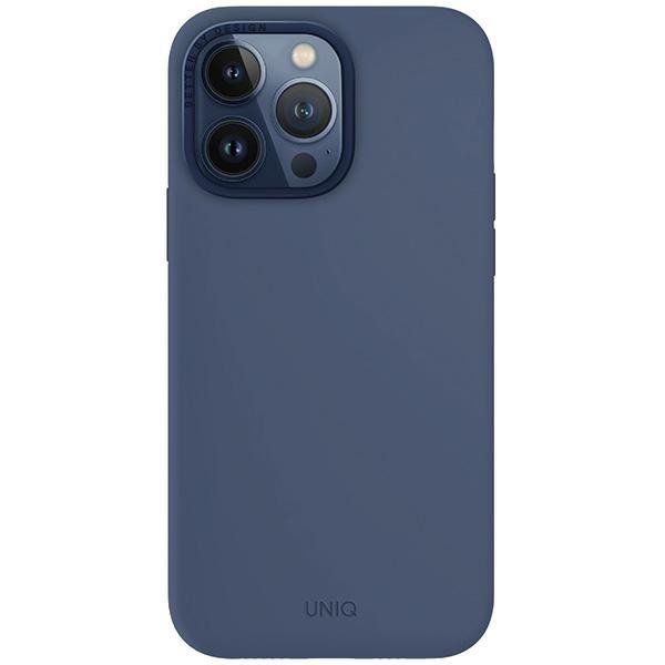 UNIQ etui Lino Hue iPhone 15 Pro Max 6.7 " Magclick Charging granatowy/navy blue