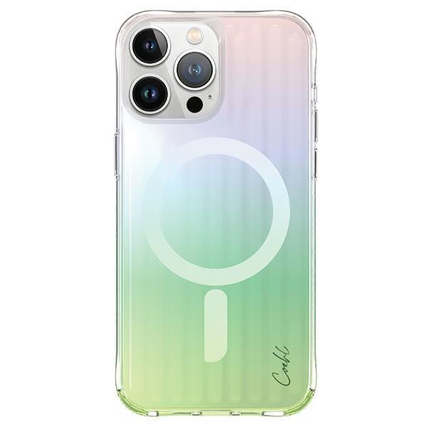 UNIQ etui Coehl Linear iPhone 15 Pro 6.1&quot; Magnetic Charging opal/iridescent