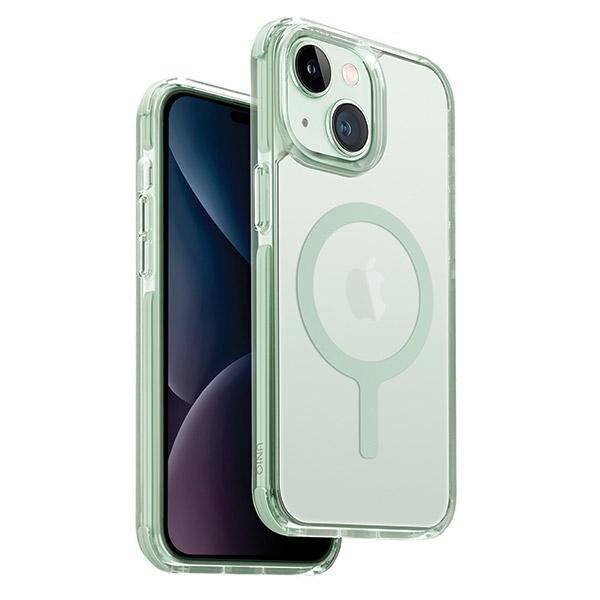 UNIQ etui Combat iPhone 15 Plus / 14Plus 6.7&quot; Maglick Charging miętowy/cool mint