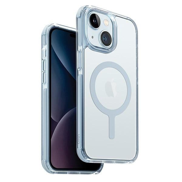 UNIQ etui Combat iPhone 15 Plus / 14Plus 6.7&quot; Maglick Charging jasnoniebieski/ice blue