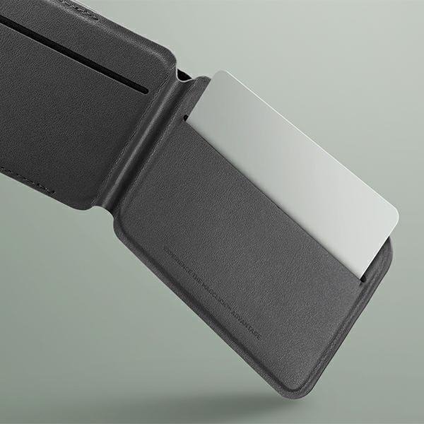 UNIQ Lyden DS magnetyczny portfel RFIDi stojak na telefon żółto-szary/canary yellow-flint grey