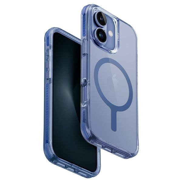 UNIQ etui Combat iPhone 16 6.1&quot; Magclick Charging niebieski/pearl blue