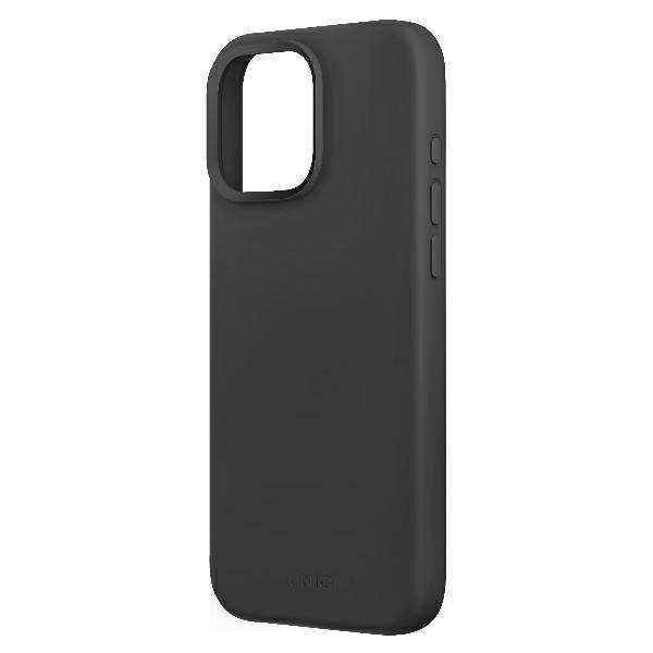 UNIQ etui Lino Hue iPhone 16 Pro 6.3&quot; Magclick Charging szary/charcoal grey