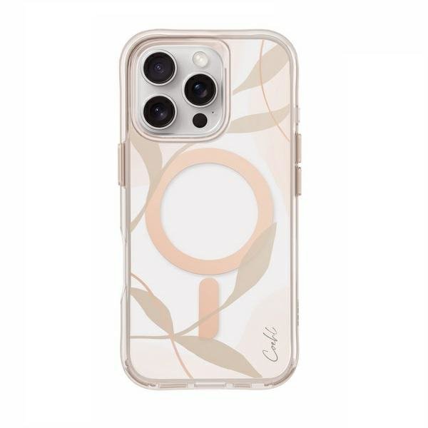 UNIQ etui Coehl Verdure iPhone 16 Pro6.3&quot; Magnetic Charging spring blossom