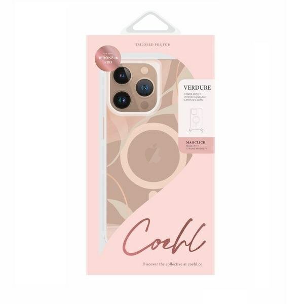 UNIQ etui Coehl Verdure iPhone 16 Pro6.3&quot; Magnetic Charging spring blossom