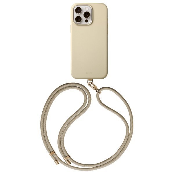 UNIQ etui Coehl Muse iPhone 16 Pro 6.3&quot;  Magnetic Charging kremowy/cream