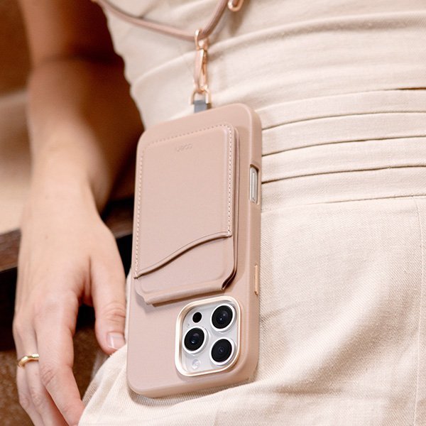 UNIQ etui Coehl Muse iPhone 16 Pro Max 6.9&quot; Magnetic Charging dusty nude