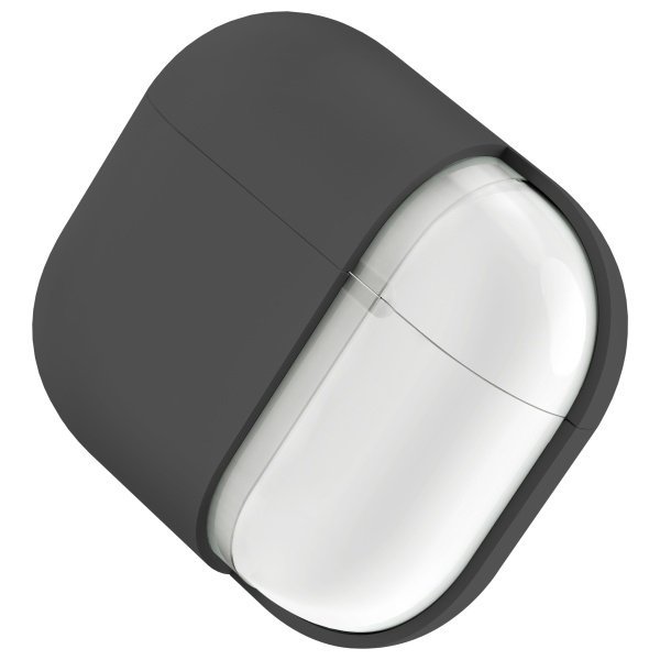 UNIQ etui Lino AirPods 4 Silicone        szary/ash grey