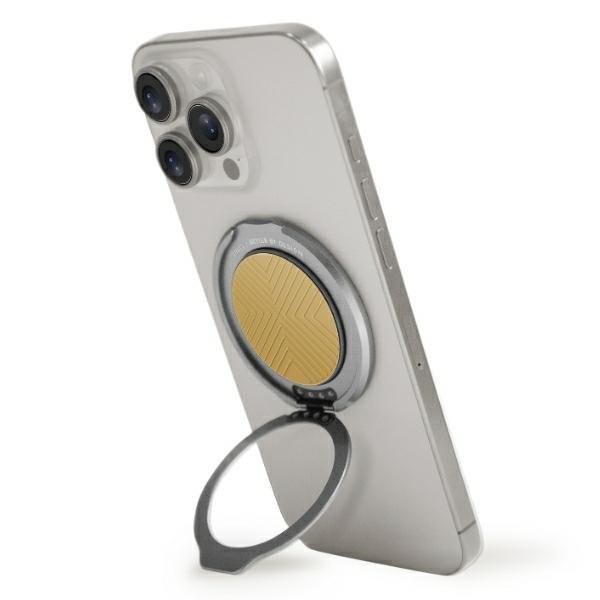 UNIQ Gripfit 360 Magnetic                Mount&Kickstand Uchwyt Magnetyczny żółty/canary yellow