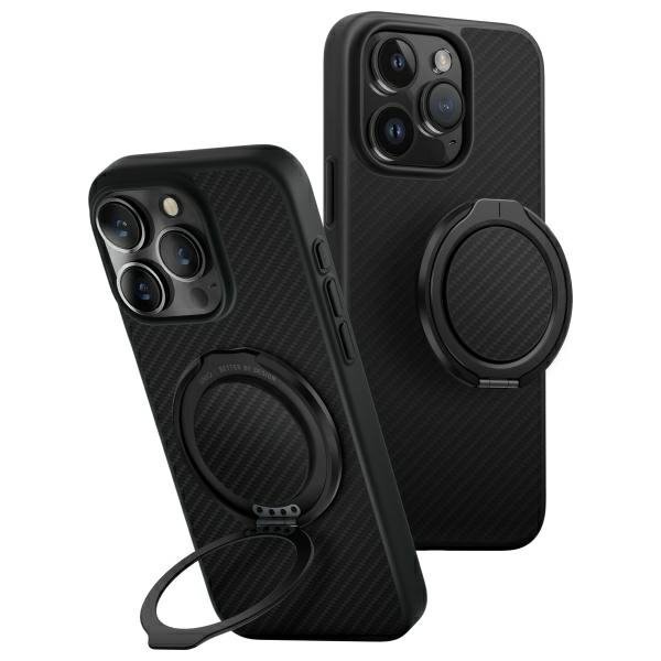 UNIQ etui Keva Air iPhone 16 Pro 6.3&quot; Magclick Charging czarny/carbon black
