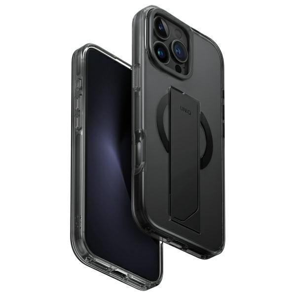 UNIQ etui Heldro Max iPhone 16 Pro Max 6.9&quot; Magclick Charging czarny/vapour smoke