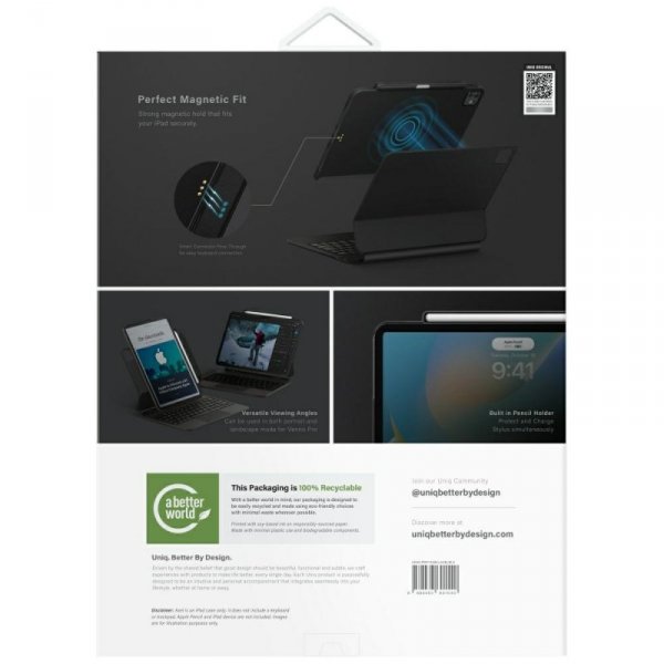 Etui UNIQ Axel do iPad Pro 13&quot; M4 (2024) czarny