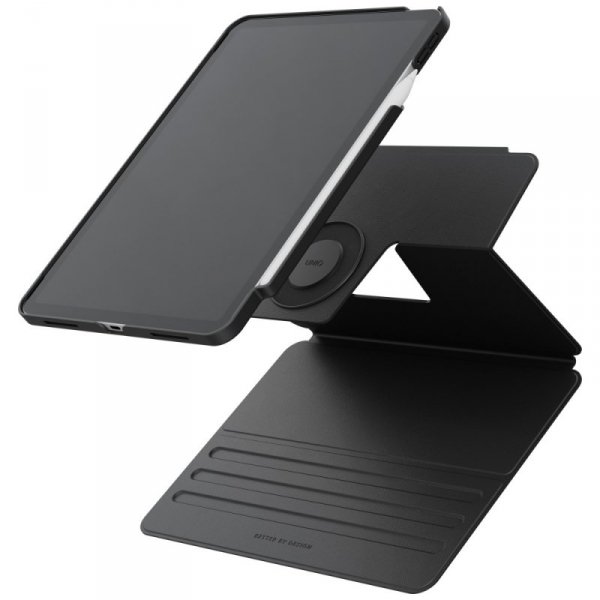 Etui UNIQ Rovus Snapmount Magnetic 360   Rotating Detachable do iPad Pro 13&quot; M4 (2024) czarny