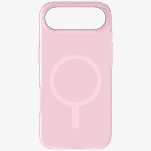 Etui UNIQ Clario do iPhone Air – Przezroczyste / Hybrydowe – MagClick MagSafe – Różowe