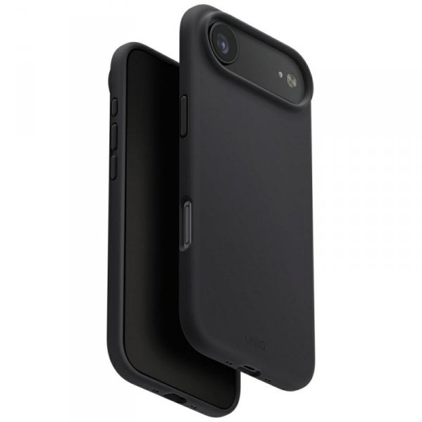 Etui UNIQ Lino do iPhone Air Magclick    Charging szary