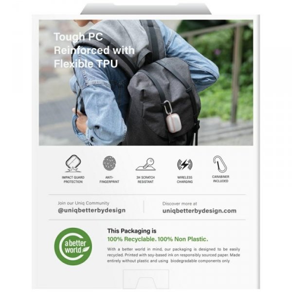 Etui UNIQ Veren do AirPods Pro 3 biały