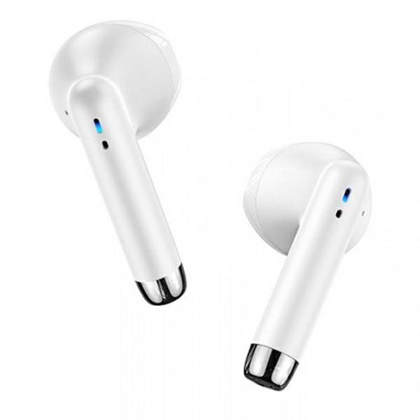 USAMS Słuchawki Bluetooth 5.0 TWS IA series bezprzewodowe biały/white BHUIA02 (US-IA04)